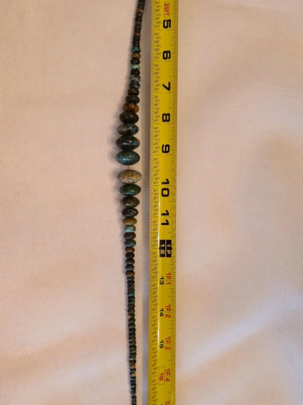 DTR Jay King 925 Vintage Desert Rose Azure Peaks Turquoise Necklace - Picture 7 of 8